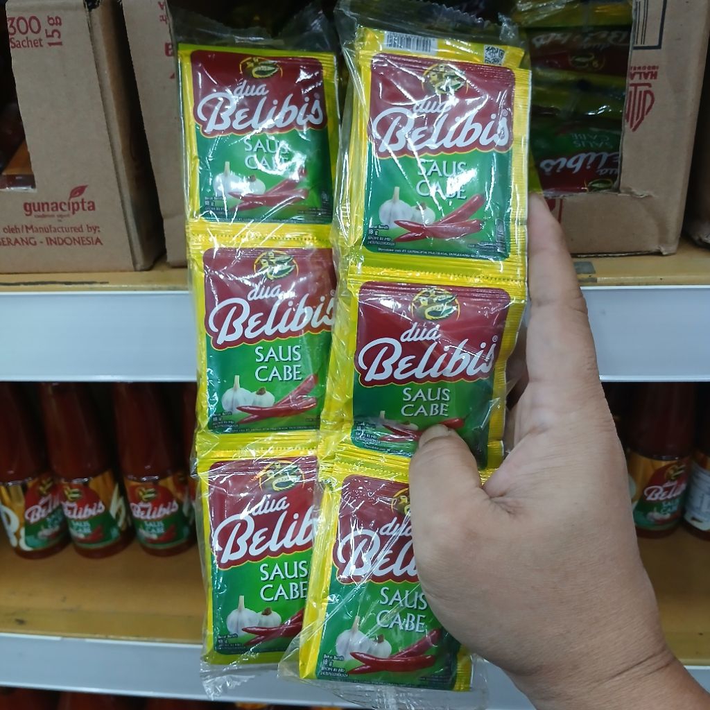 

Dua Belibis Saus Cabe Sachet 1 Dus | 300 Sachet x 18gr