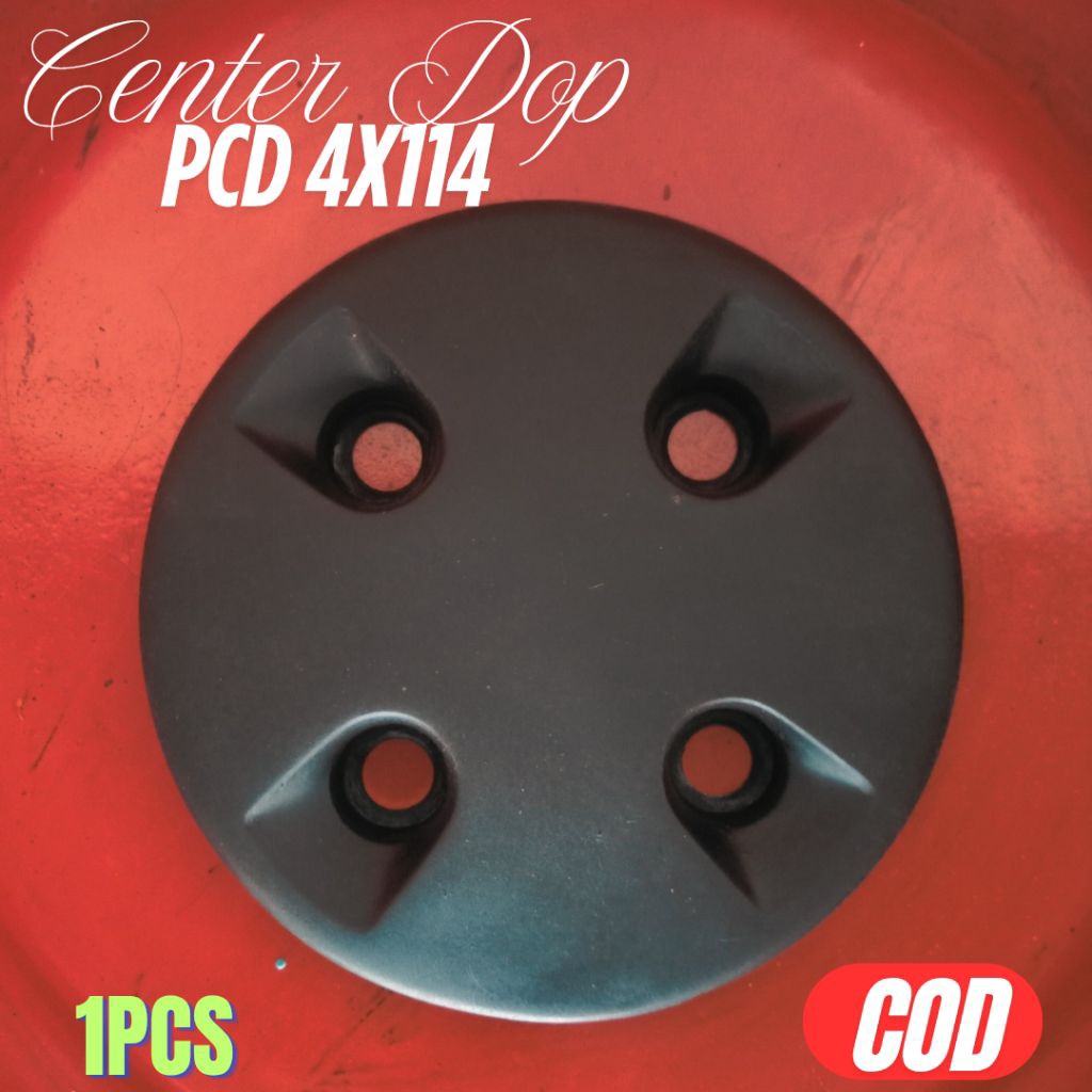 (1PCS) Dop Velg Kaleng PCD 4x114 Avanza , Xenia, Carry,Wuling bisa untuk ring13, Ring 14,Ring15,Ring