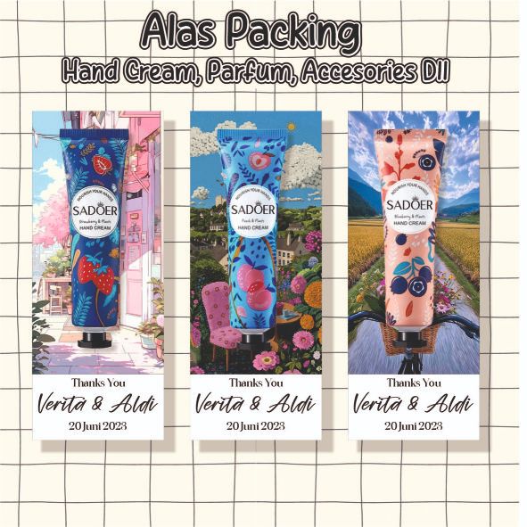 

PROMO Alas Packing Hand Cream | Souvenir | Aksesoris | Free Plastik