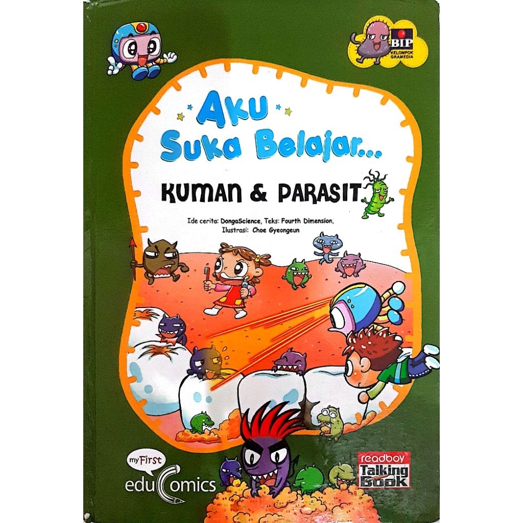 My First Educomics, Aku Suka Belajar Kuman & Parasit