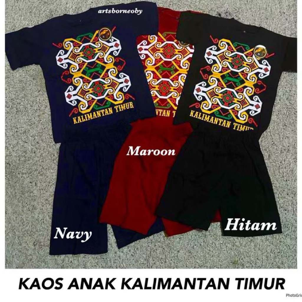 Kaos Anak Kalimantan Timur