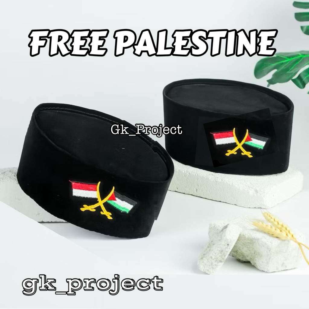 PECI ANAK DAN DEWASA LOGO PALESTINA PECI PALESTINA
