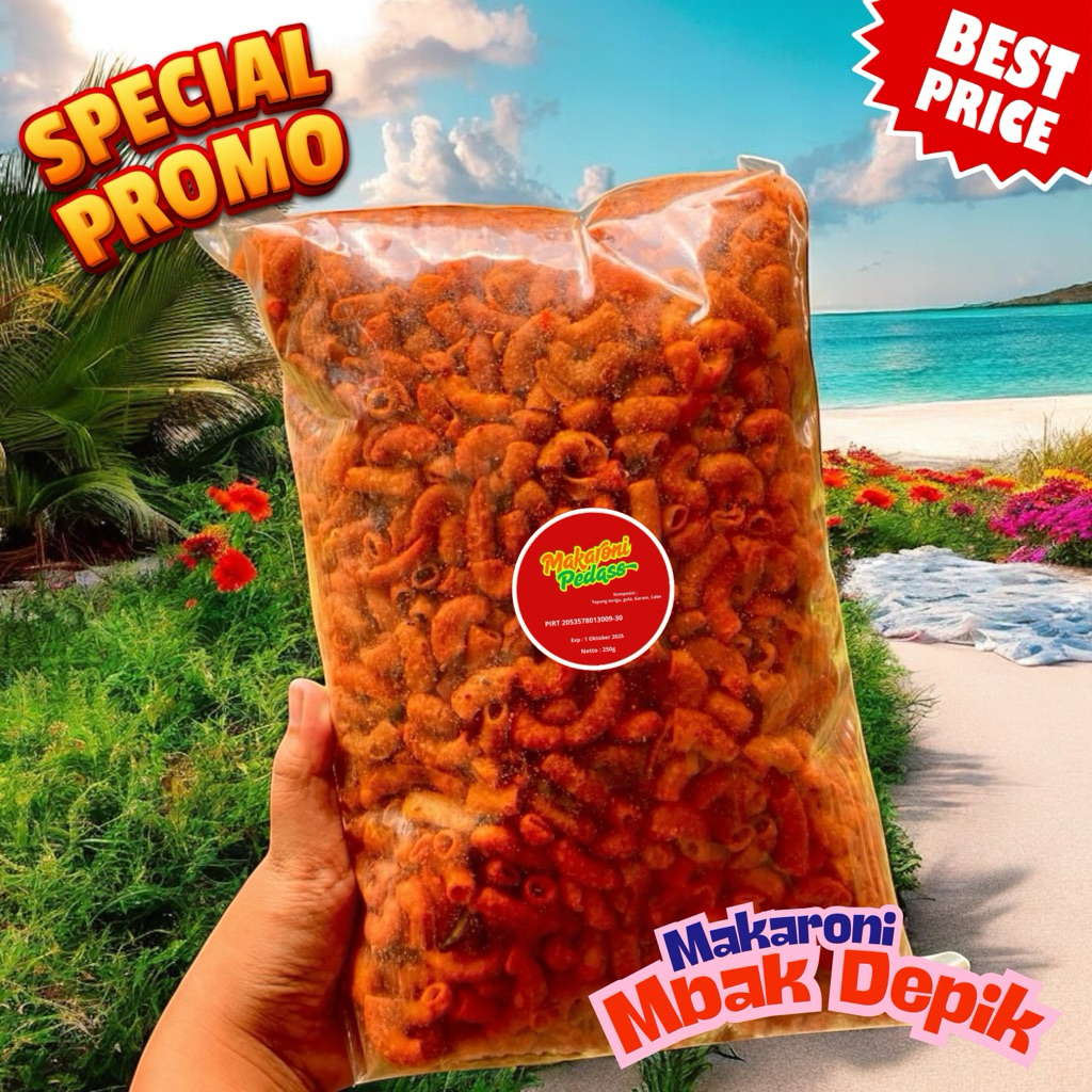 

Paling Dicari! Makaroni Pedas Gokil 1/4 Kg Termurah Se-Surabaya