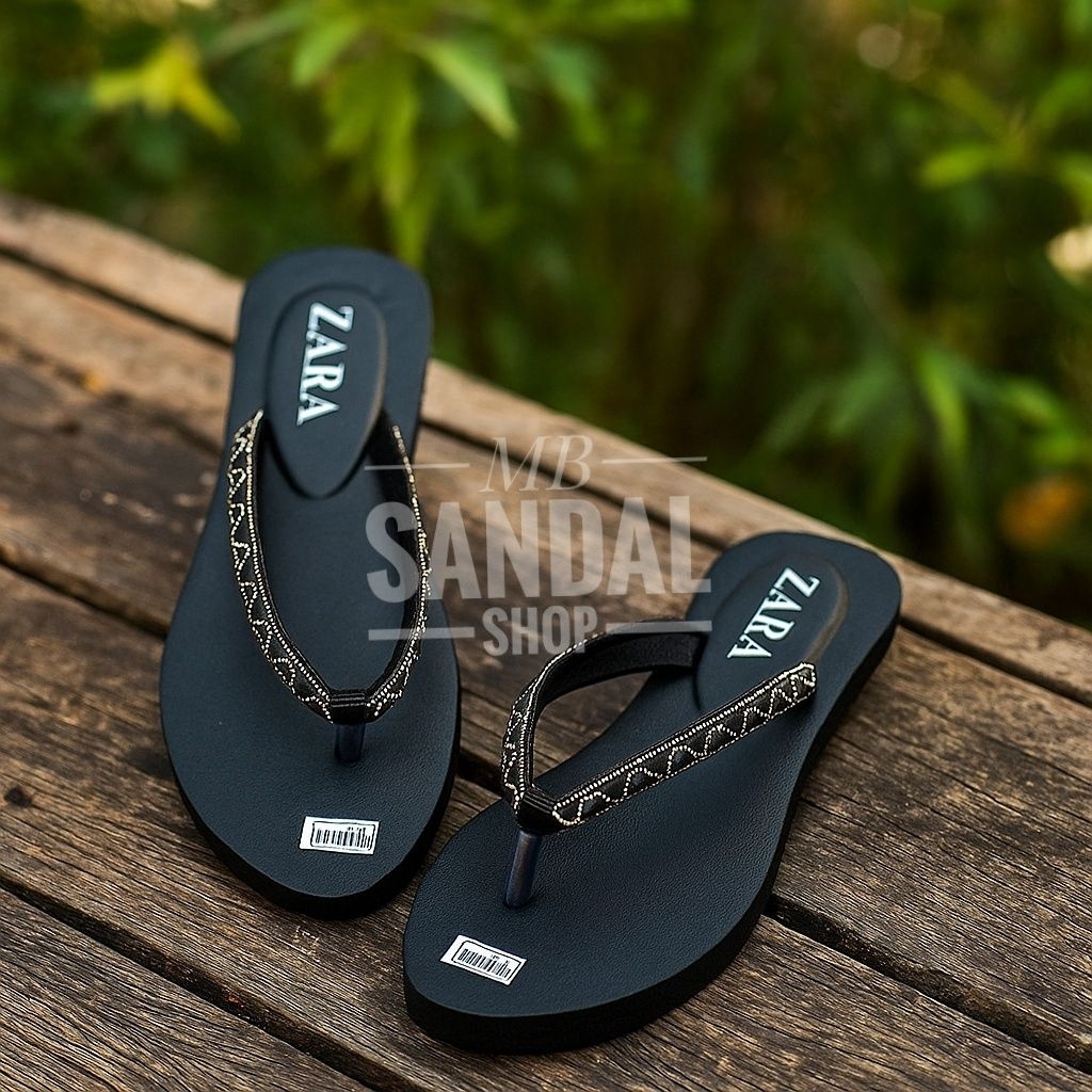 Sandal Jepit Wanita Teplek Zara Terbaru