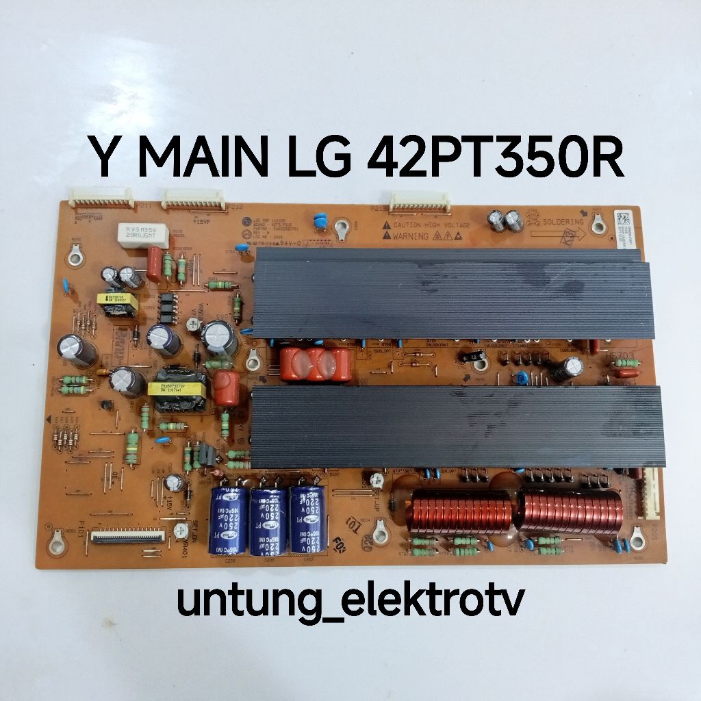 Y MAIN Y SUS LG PLASMA 42PT350R Y SUS Y MAIN LG PLASMA 42PT350R MESIN TV LG PLASMA