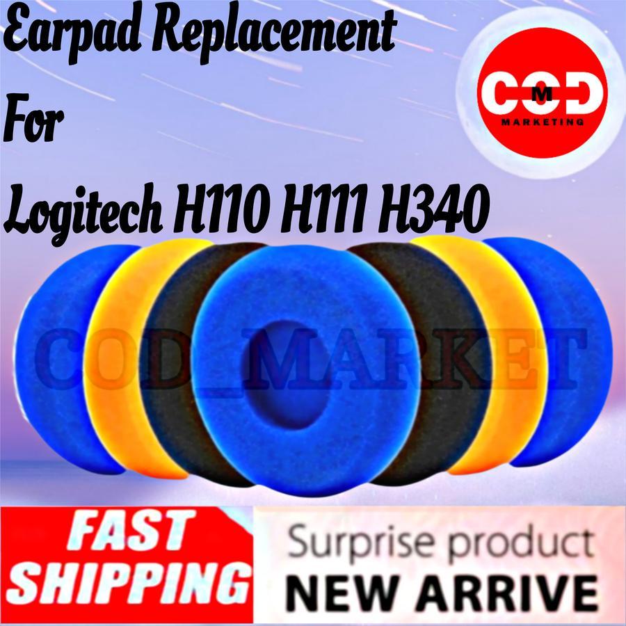 Bantalan Earcup Foam Earpad Cushion Busa Headset Logitech H110 H111 H340 H 340 111 110