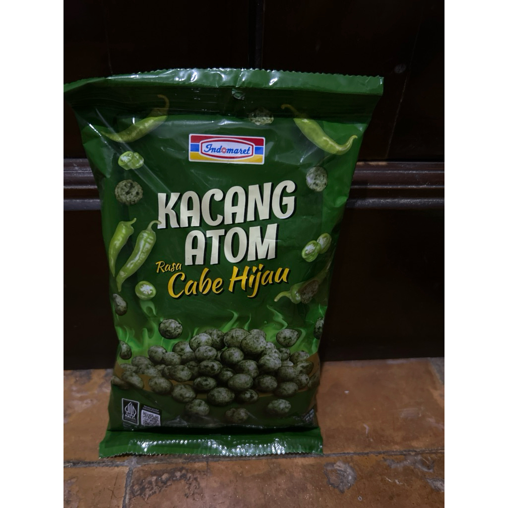 

Indomaret Kacang Atom Rasa Cabe Hijau 120 gram