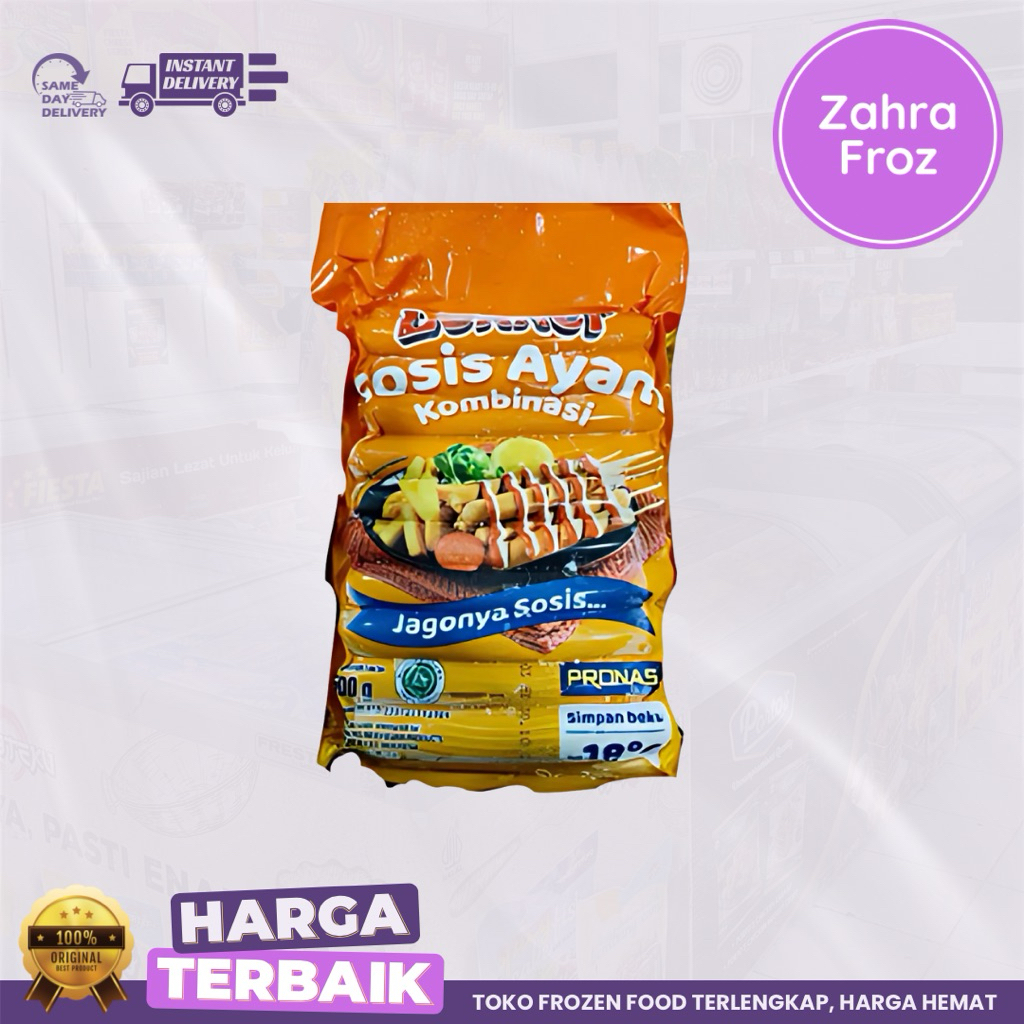 

LEKKER SOSIS AYAM 500 GR ISI 21