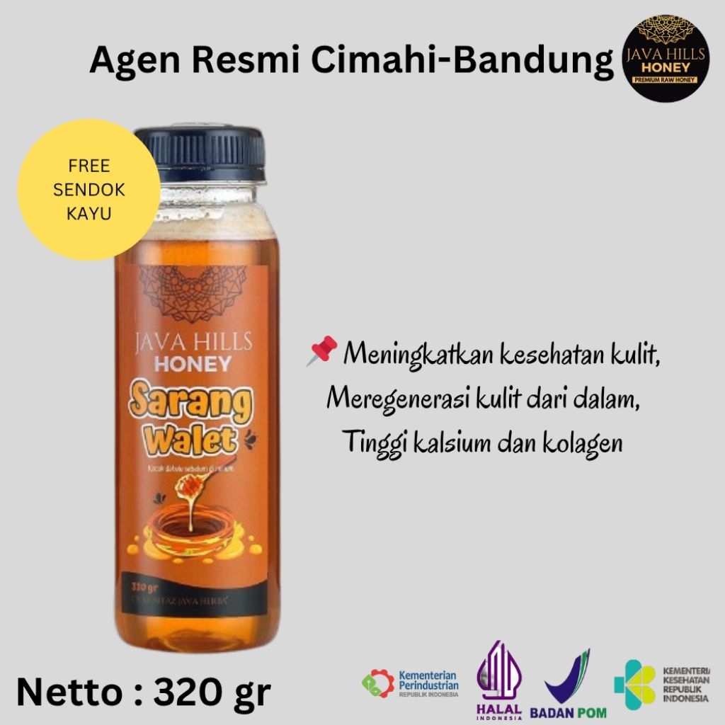 

Madu Sarang Walet 320 gr Java Hills Honey