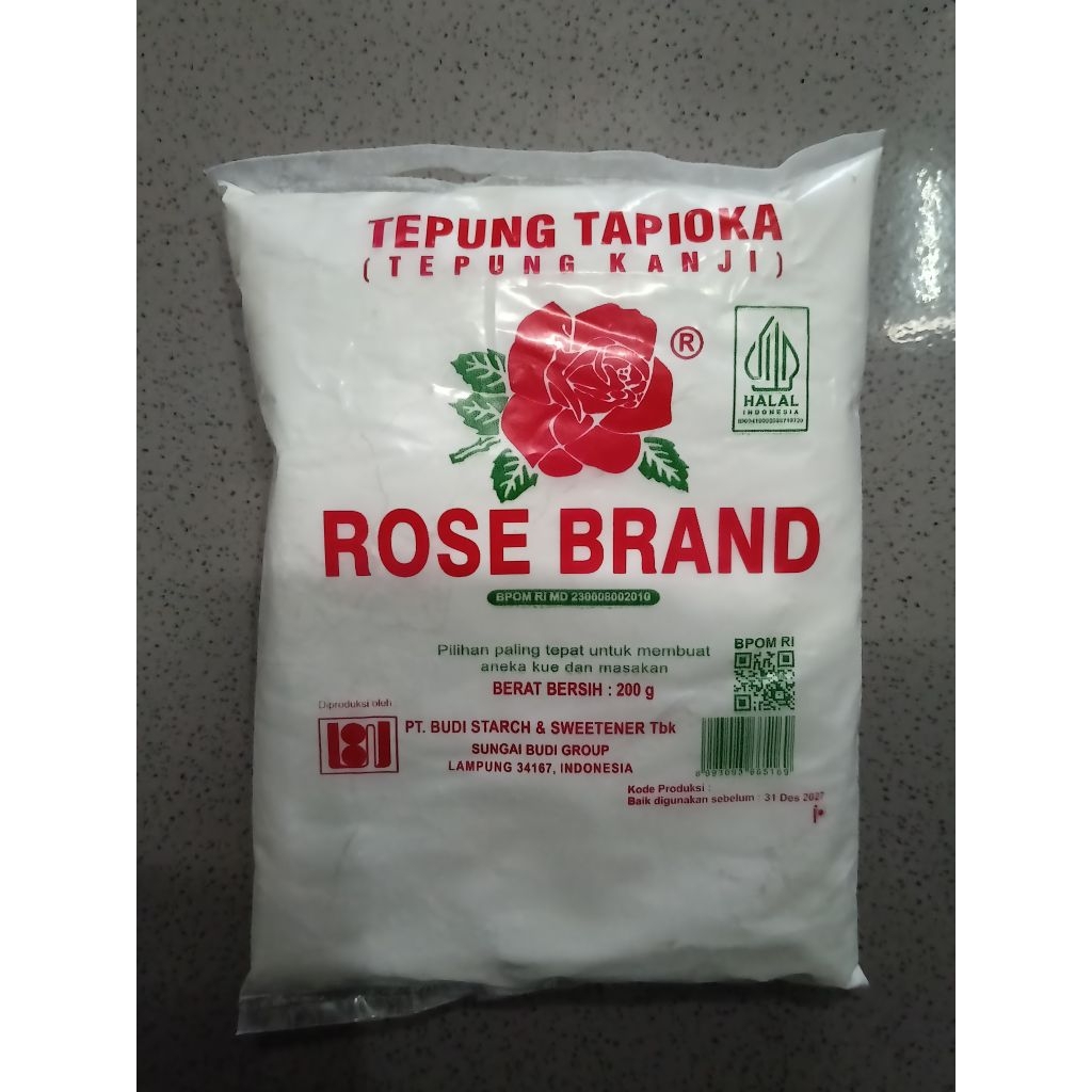 

Tepung tapioka rose brand 200gr
