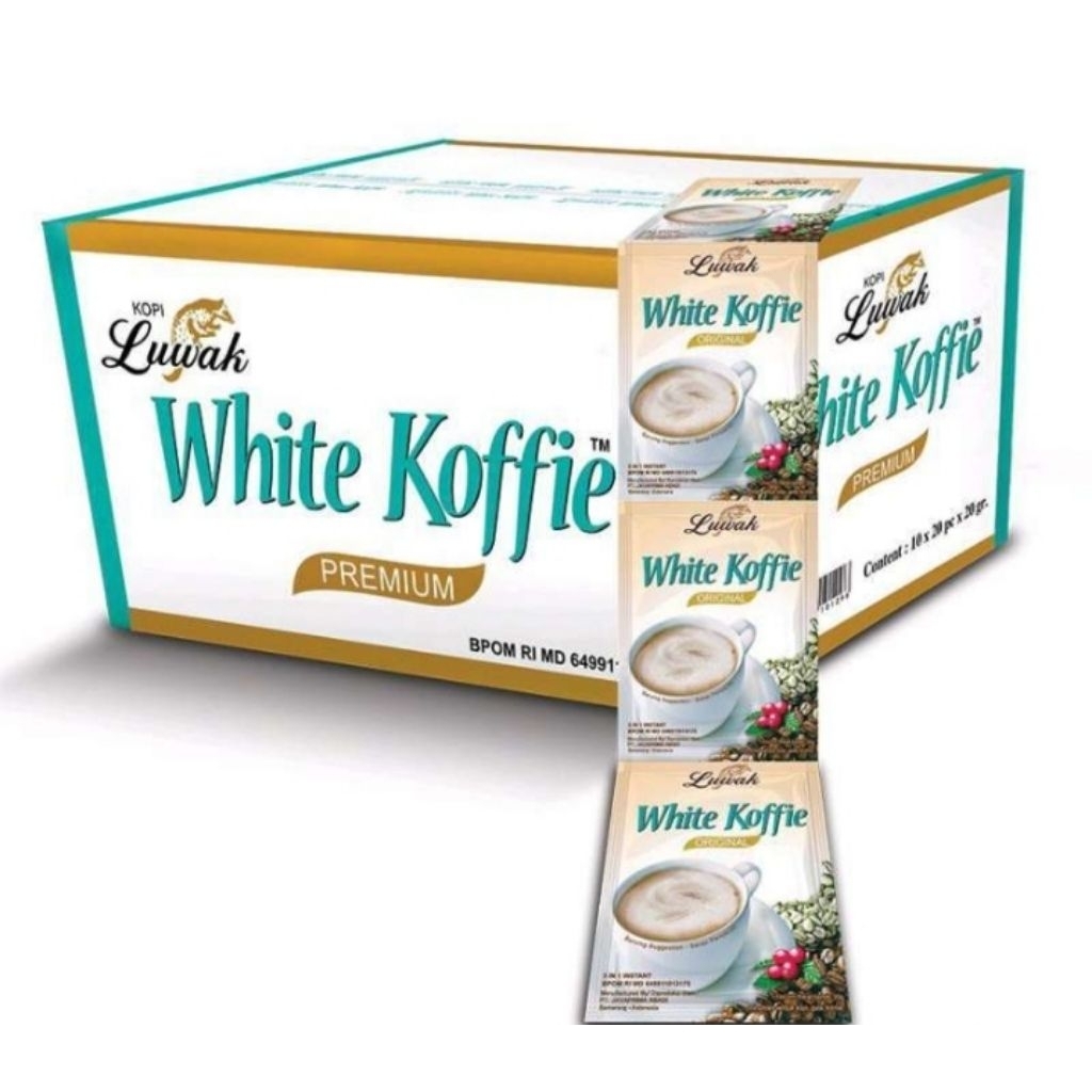 

luwak white coffe 1 renceng isi 10
