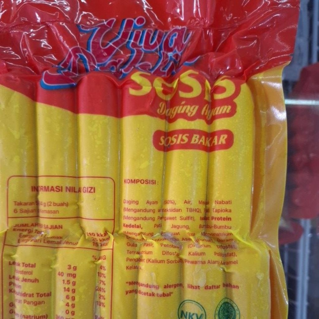 

sosis bakar viva dahlia isi 10