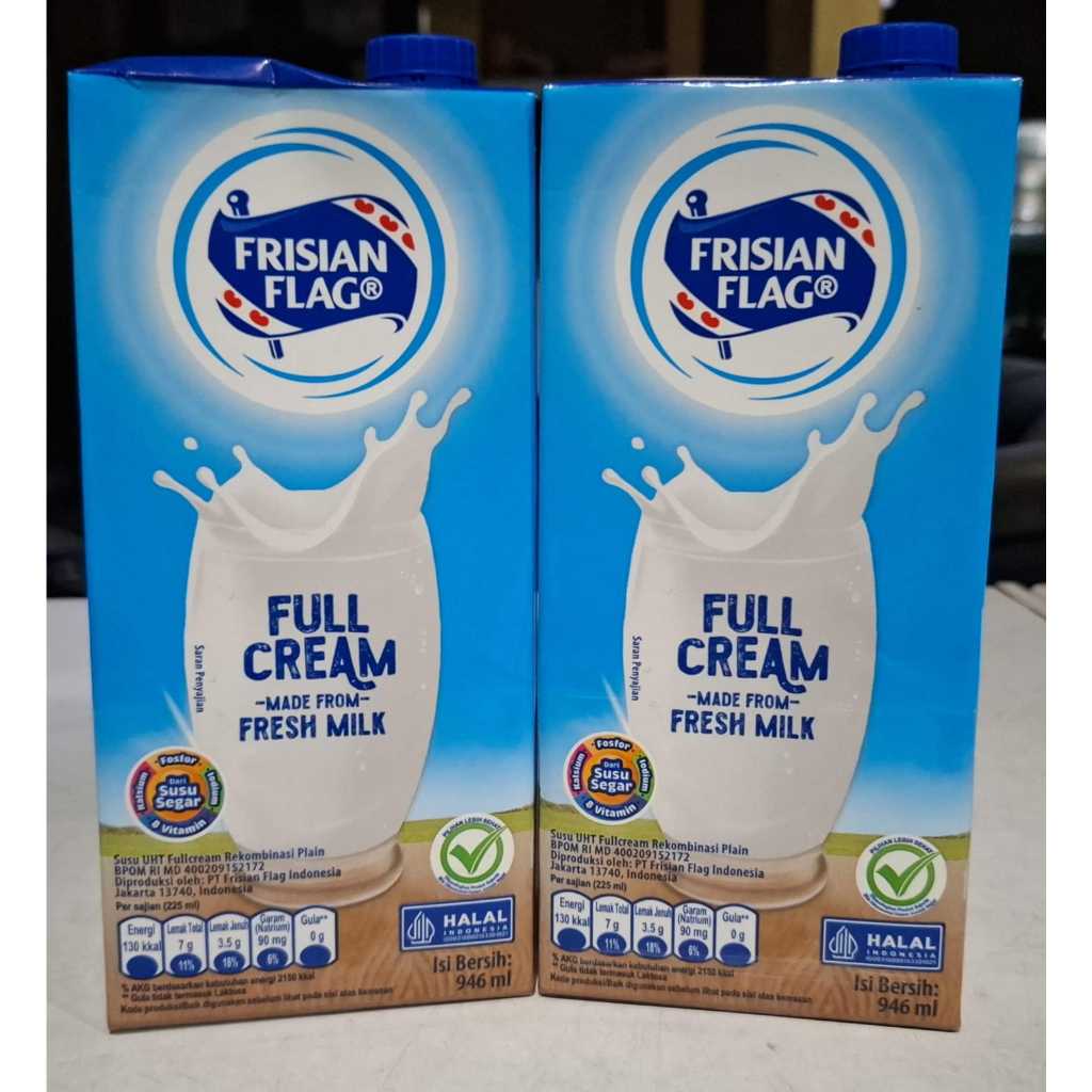 

FRISIAN FLAG UHT FULL CREAM 940 ML SUSU TERMURAH