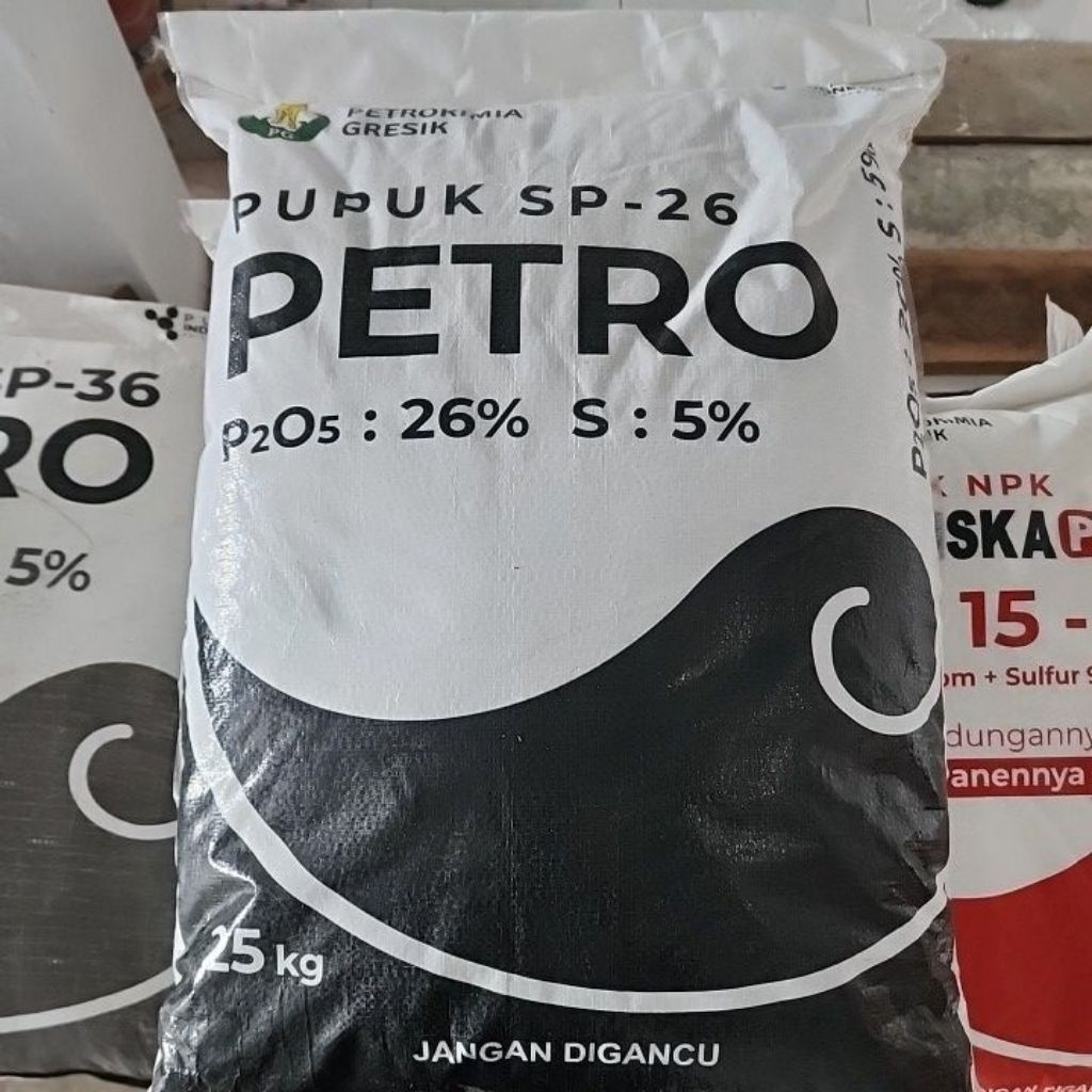 Pupuk SP 26 PETRO Original Petro Kimia Gresik 25kg