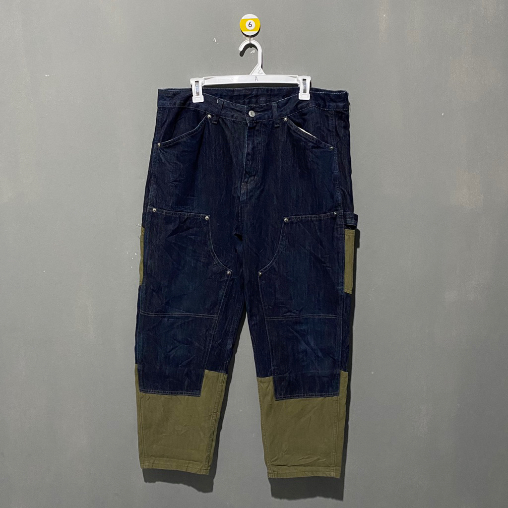 1 Of 1 Custom Hand Made Double Knee Carpenter Jeans Big Size