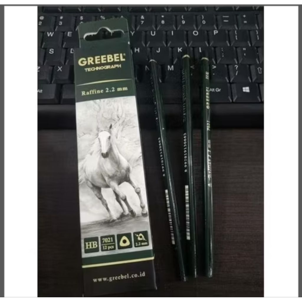 

Pensil Greebel technograph HB 12pcs
