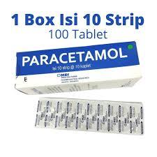 PARACETAMOL MEF 500MG BOX 100 TABLET