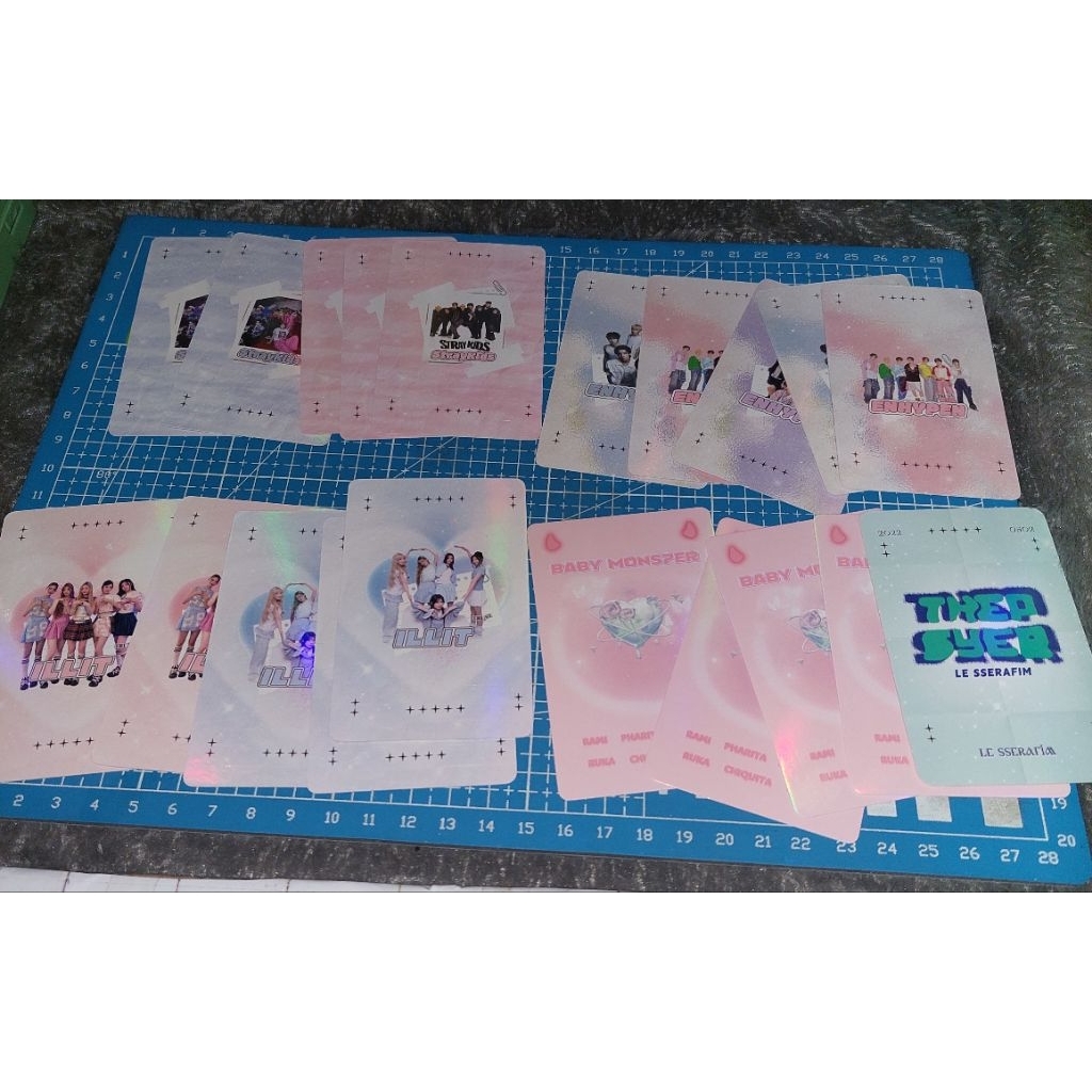 (COD)fanmail photocard Unoofficial only girl grup ada grup bp,nj,ive,itzy,aespa,nmixx,illit,twice,ba