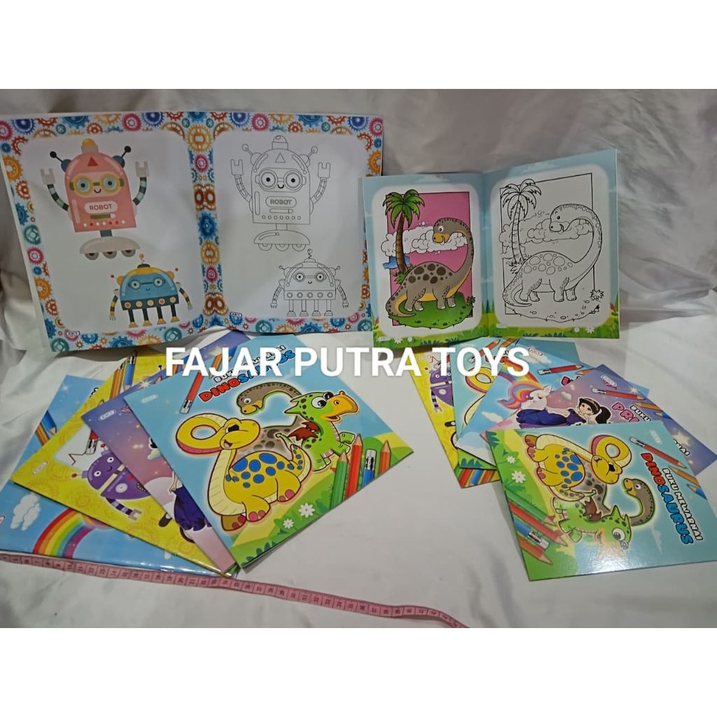 GROSIR Buku Mewarnai Anak Dengan Contoh Warna