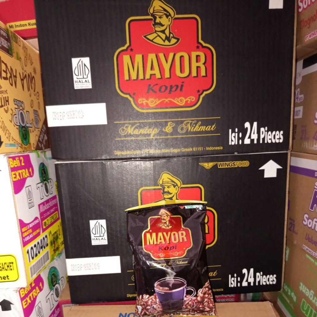 

MAYOR KOPI GILING TANPA GULA 120G KARTON ISI 24 PCS