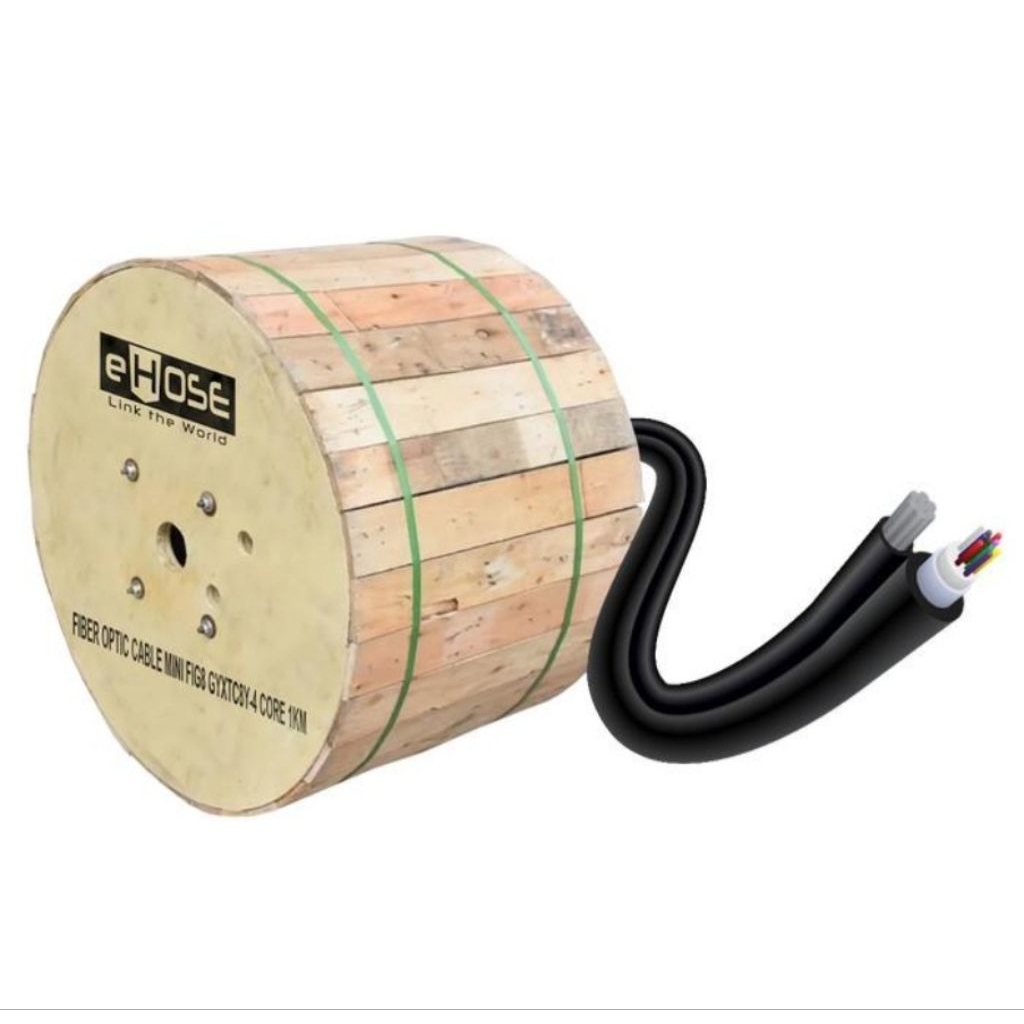 KU MINI 2 4 6 12 Core Fig 8 Kabel Bulat Fig8 1KM 2/4/6/12core FIG 8 1km