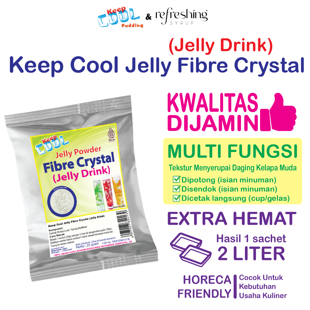 

Keep Cool Jelly Crystal Fibre @25gr