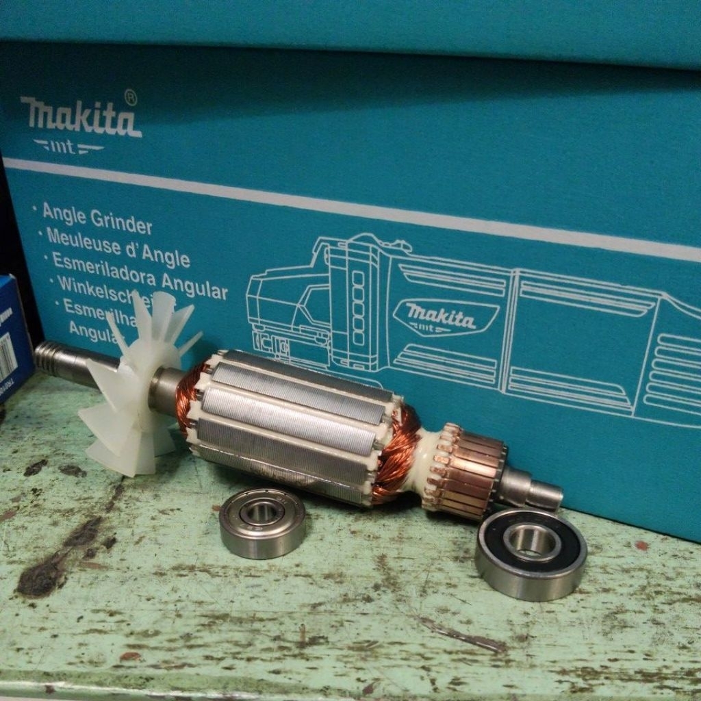 Armature Mesin Pasah Maktec MT190 Angker Planer MT 190 Rotor Serut Ketam Listrik MT-190