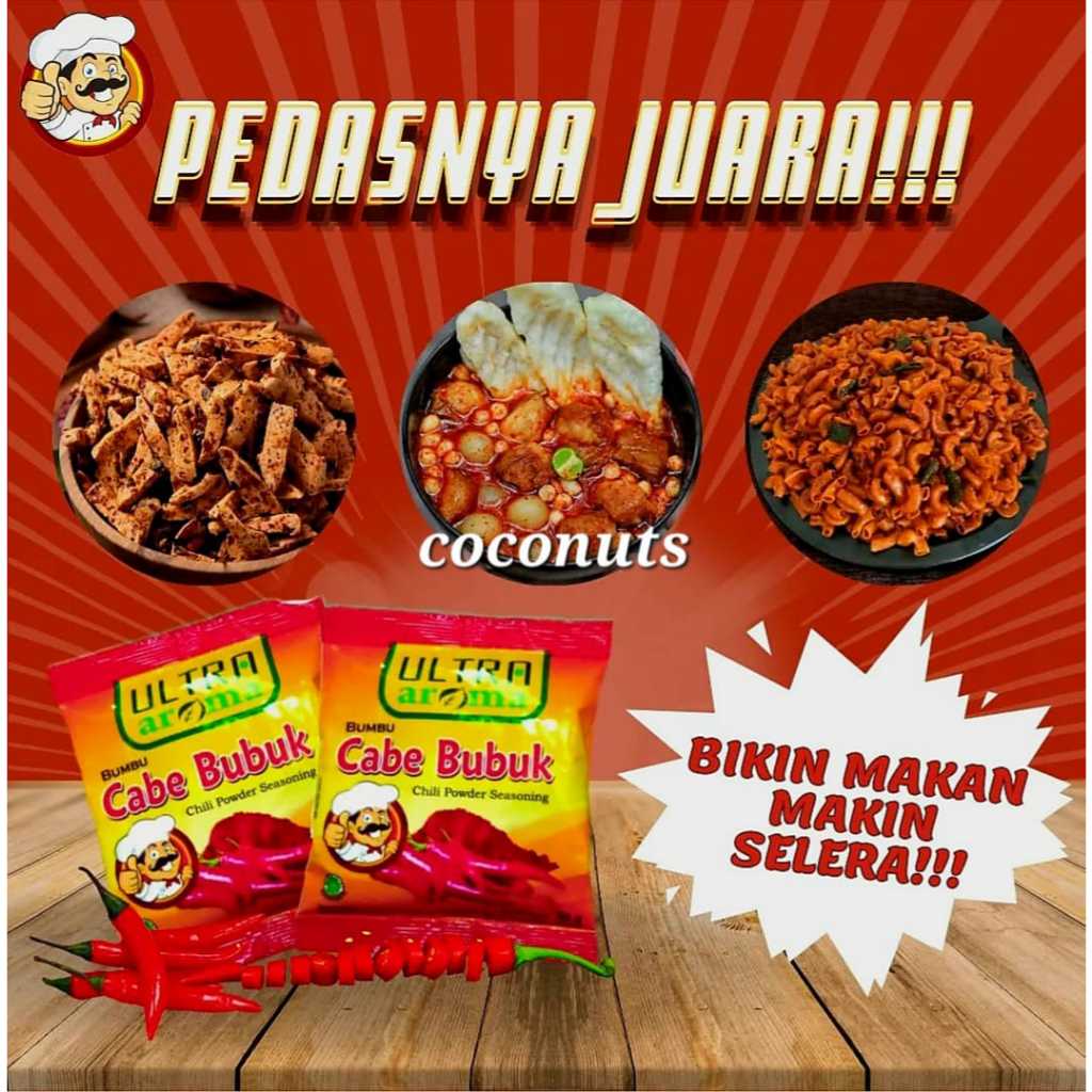 

Ultra Aroma Cabe Bubuk / Chilli Powder Seasoning 500Gr