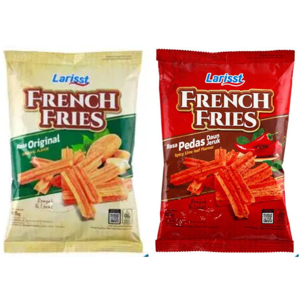

Larisst snack French Fries Original pedas 65G