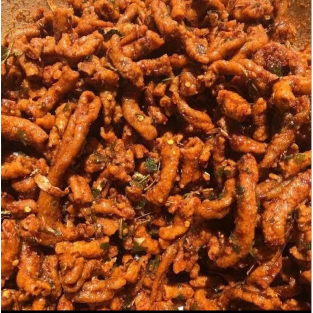 

usus ayam crispy 500gram pedas gurih lezatt