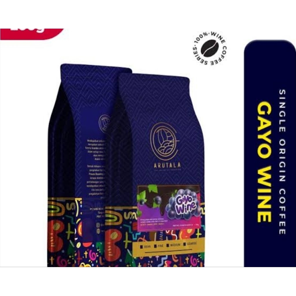 

Arutala Arabica Coffee Gayo Wine 200G