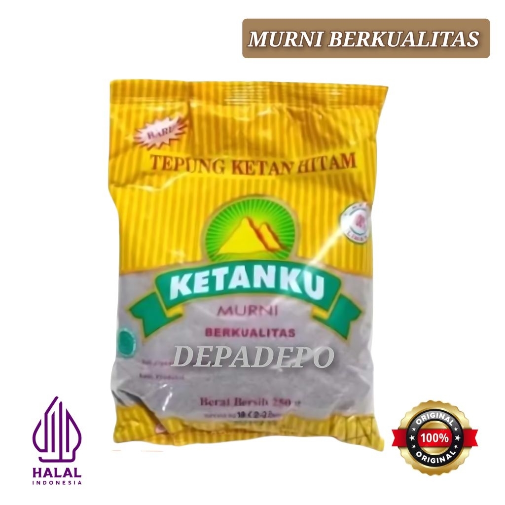 

Ketanku Tepung Ketan Hitam 250gr – Tepung Ketan Halus Berkualitas untuk Kue Tradisional & Modern