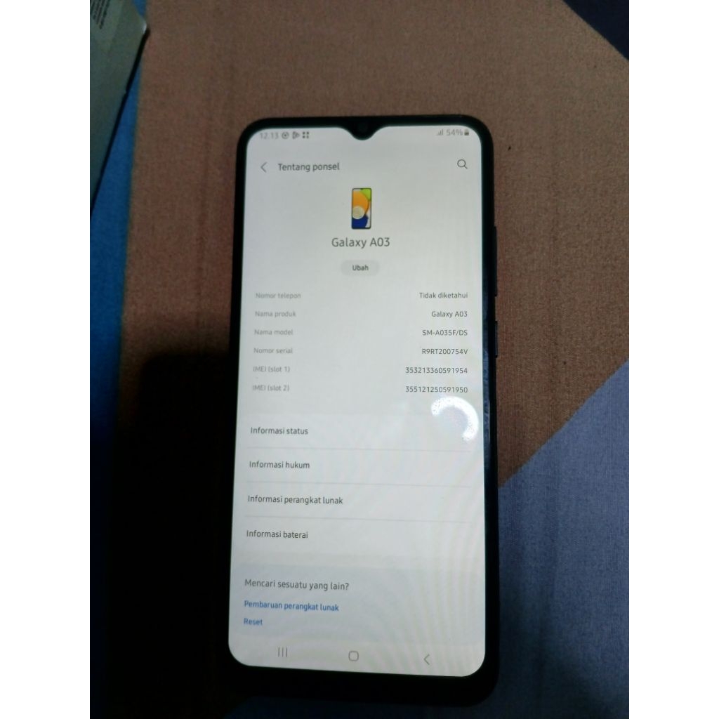 SAMSUNG A03 [3.32 RAM VIRTUAL + 4