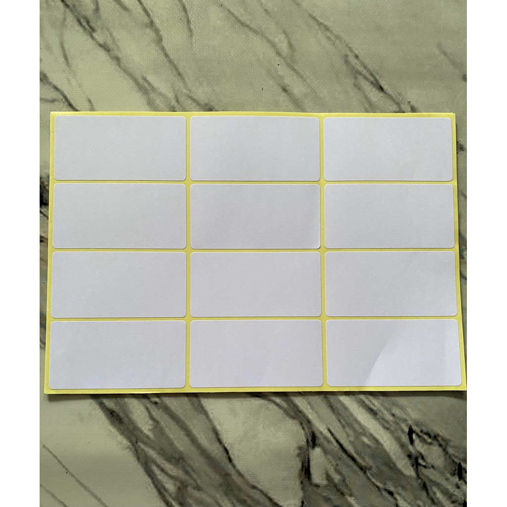 

Sticker Label 103 Polos / Stiker Label Undangan / Nama Poloss