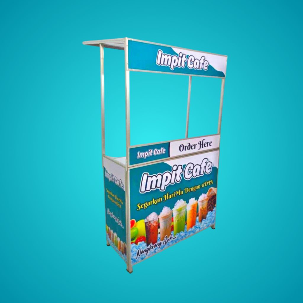 PROMO | Booth Portable Murah Alumunium | Gerobak Lipat / Meja Lipat / Stand Jualan / Event Desk / Un