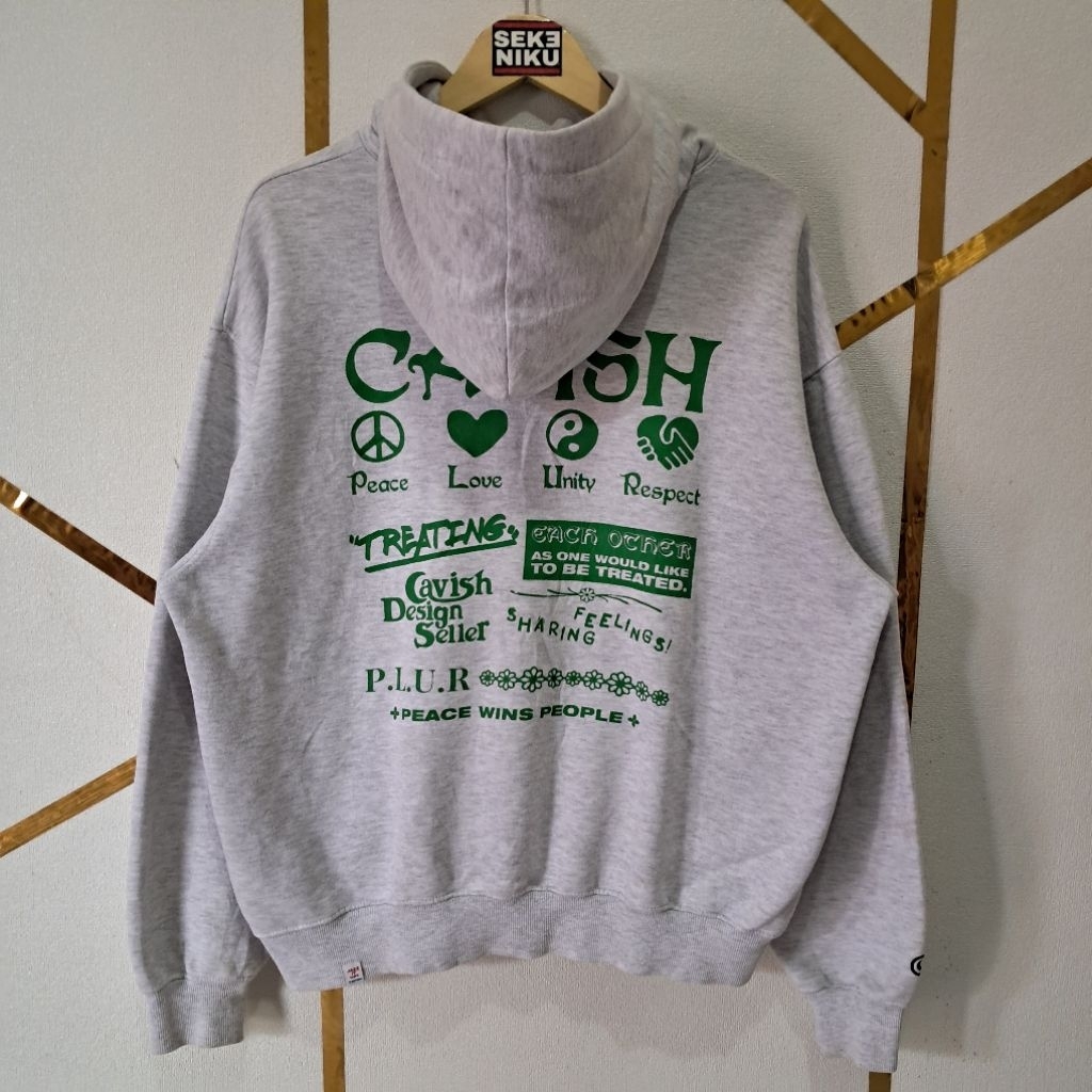 Hoodie CAVISH DESIGN SELLER Backit bahan babyteri halus tebal