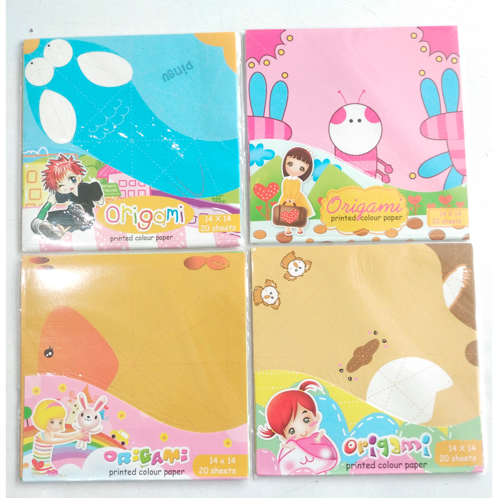 

KIKY ORIGAMI KERTAS LIPAT UKURAN 16x16 & 14x14 ISI 20 LEMBAR / KERTAS KERAJINAN ANAK KERTAS LIPAT BENTUK