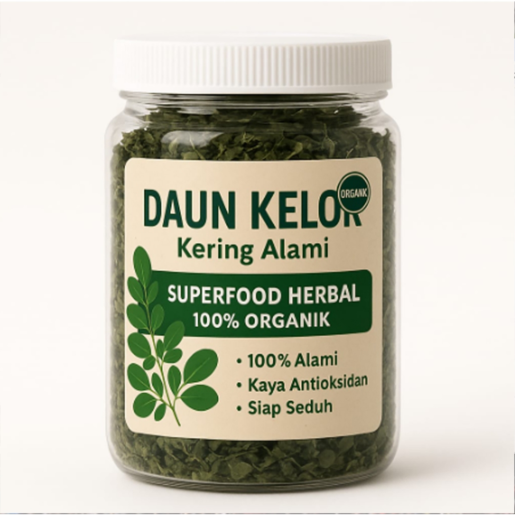 

400 Gr Daun Kelor Moringa Bubuk Premium Pure Organic