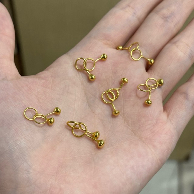 ANTING TOGE EMAS ASLI 24K