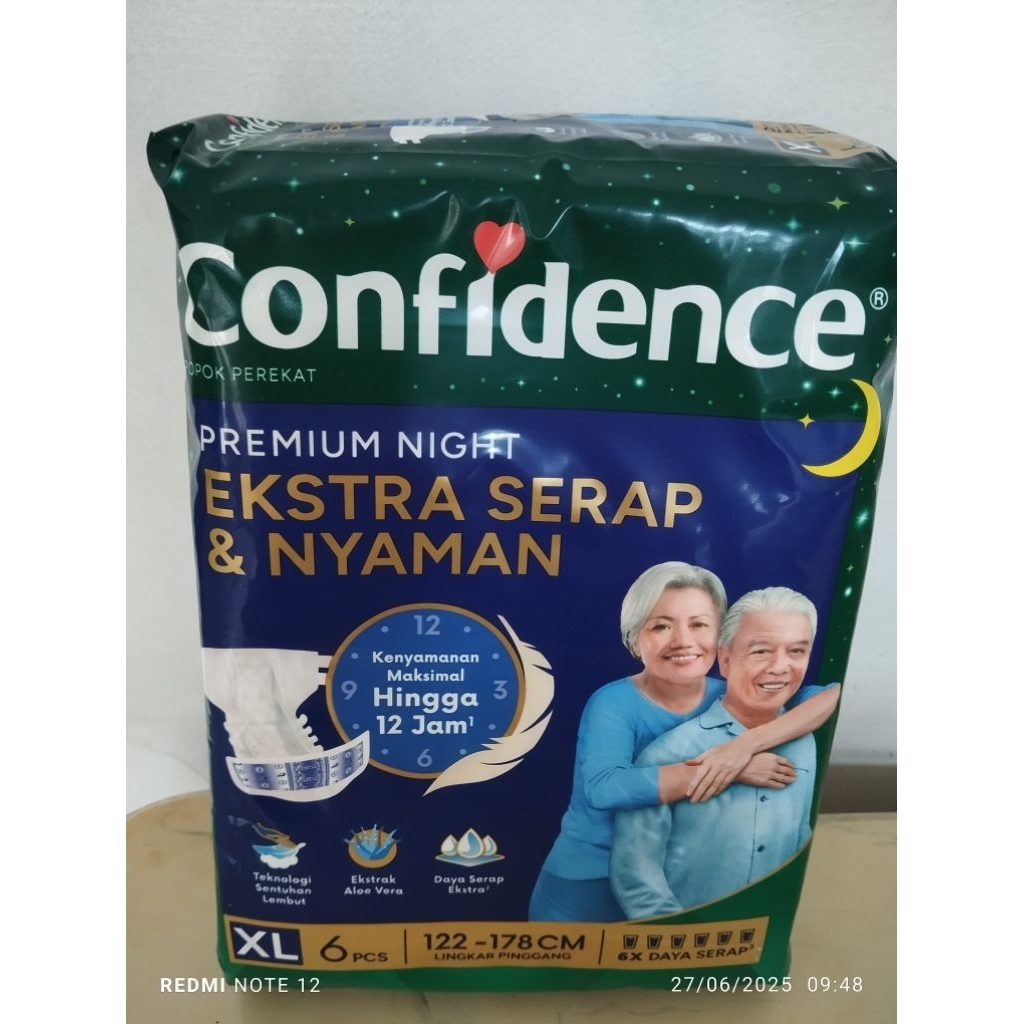 Confidence Popok Dewasa Ukuran XL