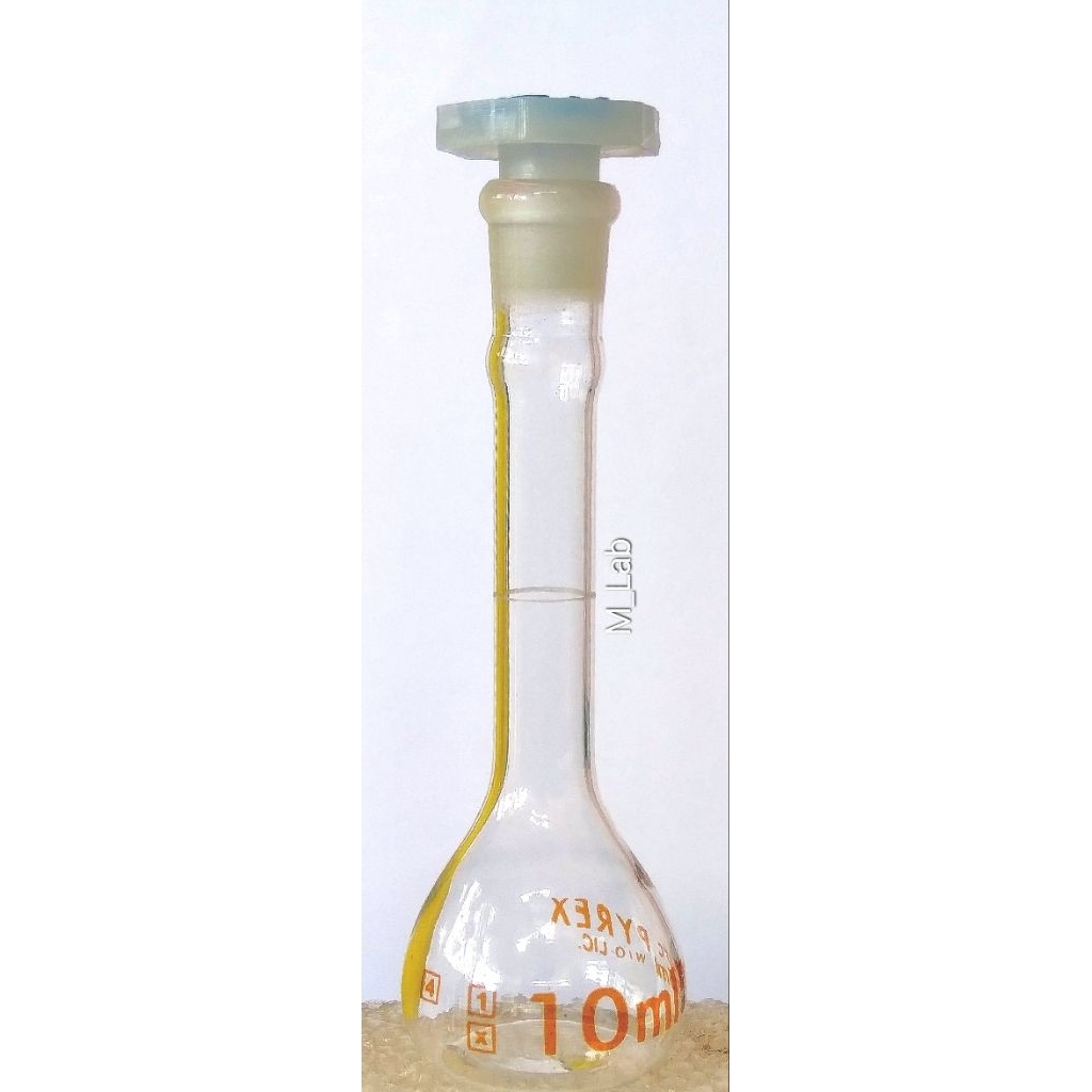Labu ukur 10ml - volumetric flask 10ml Pyrex
