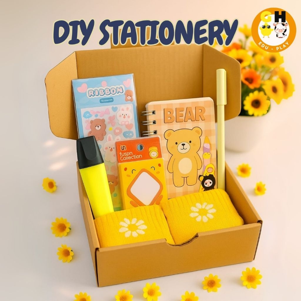 

DIY Stationery Box Lucu 8 in 1 Mainan Edukasi Anak Warna Warni by GHEduPlay