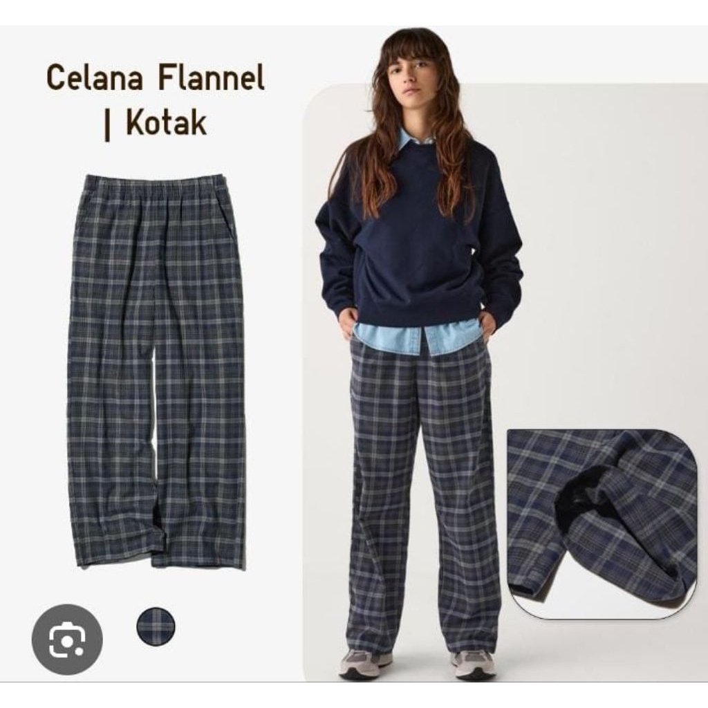 flanel celana kotak topten