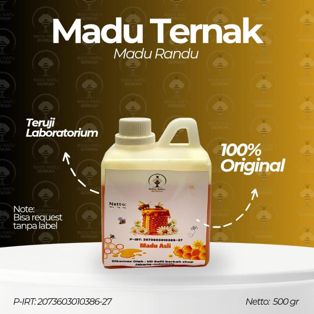 

Madu Asli randu 500 gR MADU / rawHoney/maduAsli
