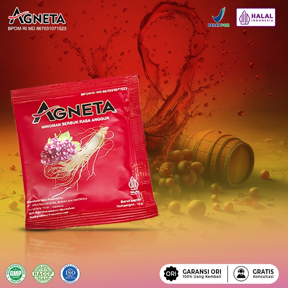 

Minuman Stamina AGNETA RED WIN isi 1 SACHET