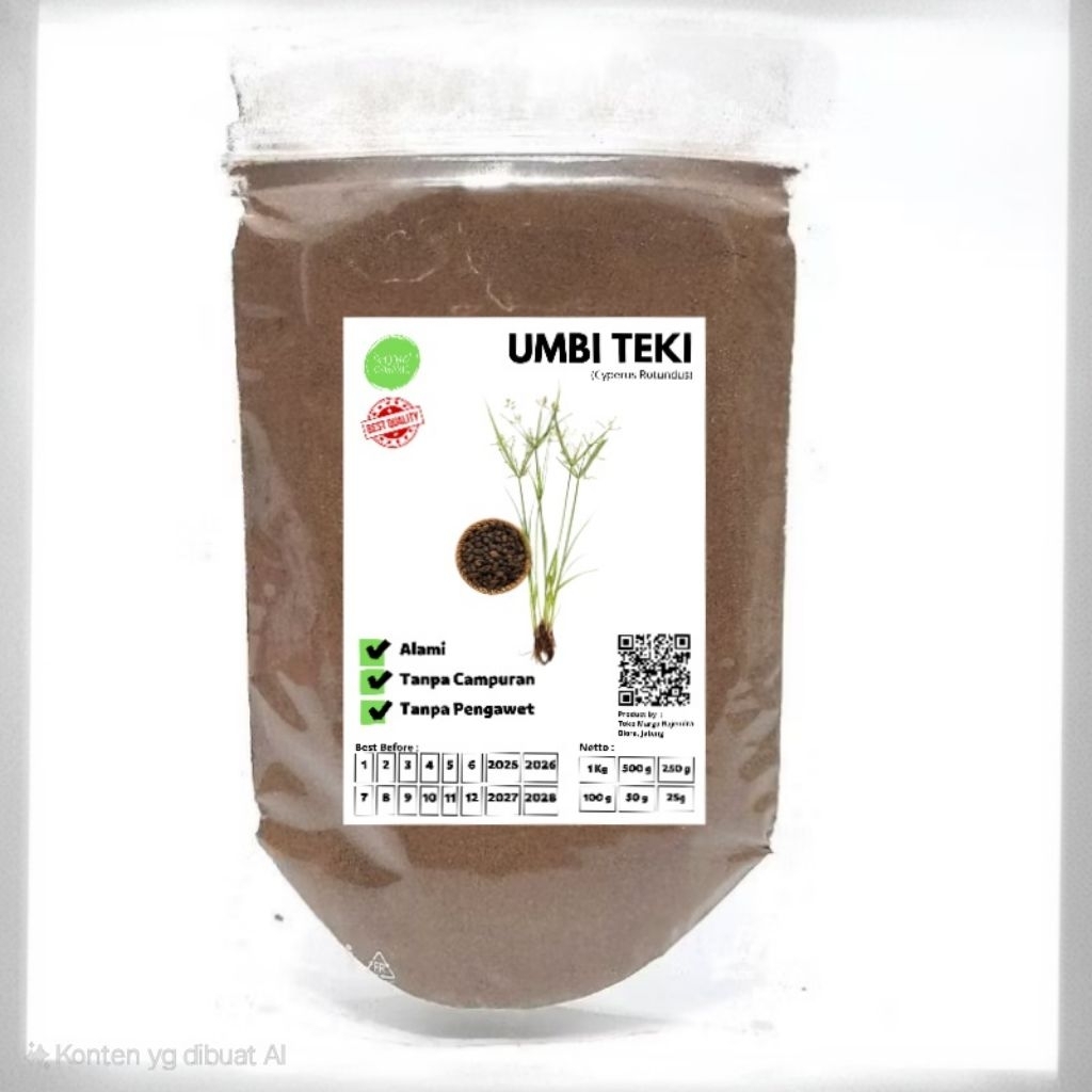 

Bubuk Umbi Rumput Teki Kering 50 Gram Manggata
