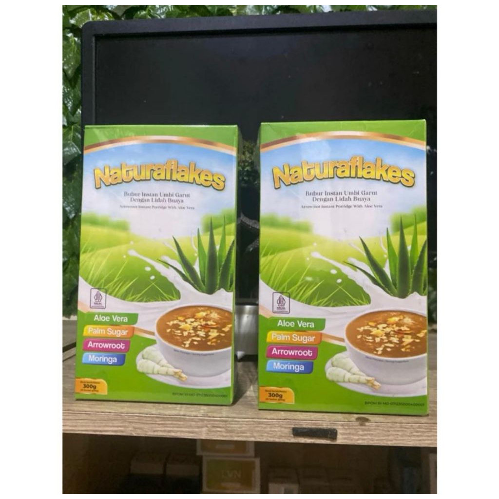 

Naturaflakes bubur instan umbi Garut pereda lambung