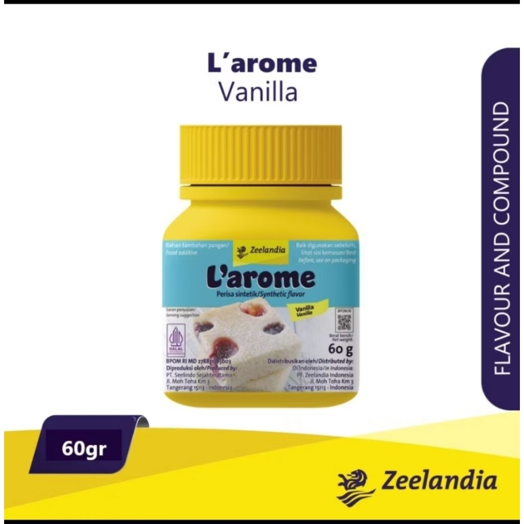 

larome vanilla liquid 60gr