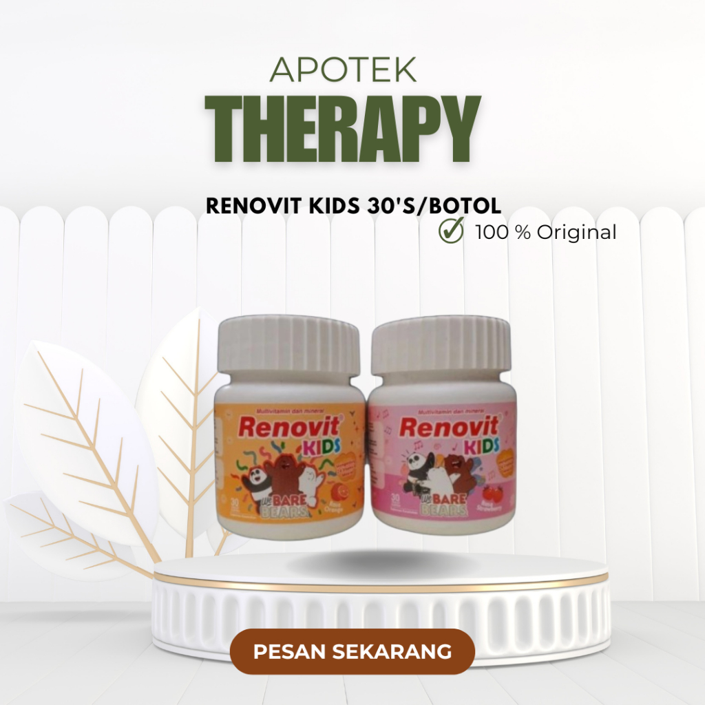 RENOVIT KIDS TABLET KUNYAH MULTIVITAMIN ANAK / RENOVIT KIDS ISI 30'S