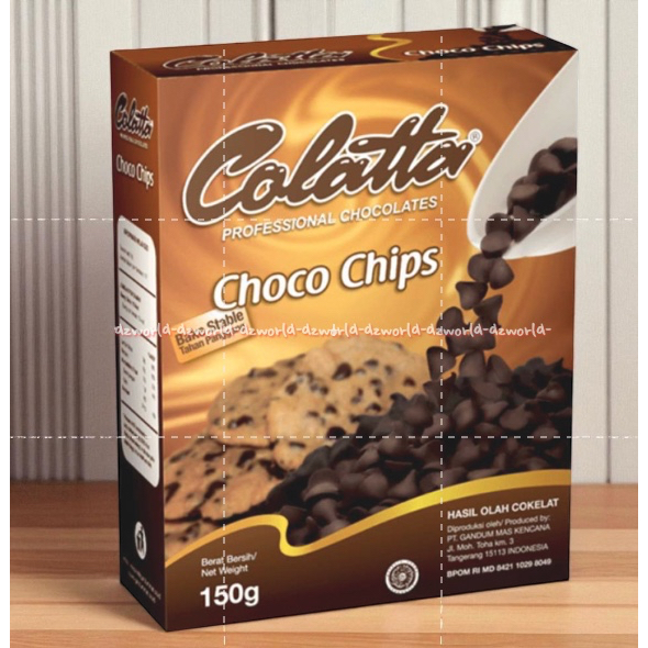 

Colatta Choco Chips 150gr Coklat Chip Compound Hiasan Coklat Tabur Untuk Kue Cookies Cake Tart 150 gram